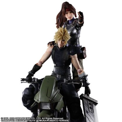 Final Fantasy VII Remake Play Arts Kai Actionfiguren & Fahrzeug Jessie, Cloud & Bike – Bild 15