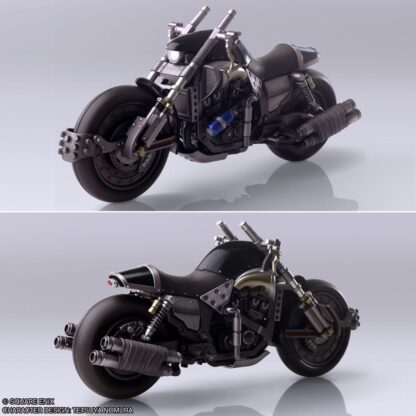 Final Fantasy VII Bring Arts Actionfigur und Fahrzeug Cloud Strife & Hardy-Daytona 15 cm – Bild 6