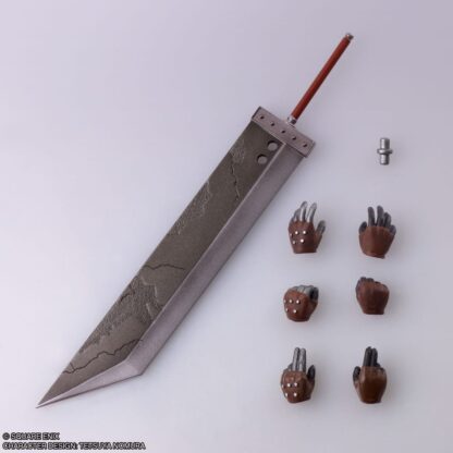 Final Fantasy VII Bring Arts Actionfigur und Fahrzeug Cloud Strife & Hardy-Daytona 15 cm – Bild 9