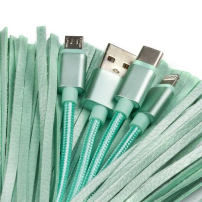 Pusheen USB Ladekabel 3in1 mit Schlüsselanhänger Tassel – Bild 2