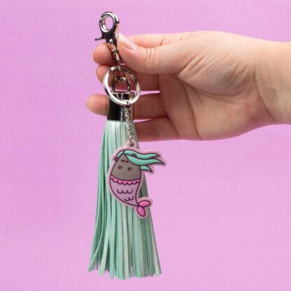 Pusheen USB Ladekabel 3in1 mit Schlüsselanhänger Tassel – Bild 5