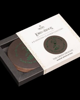Herr der Ringe Leder Untersetzer 4er-Pack The Green Dragon
