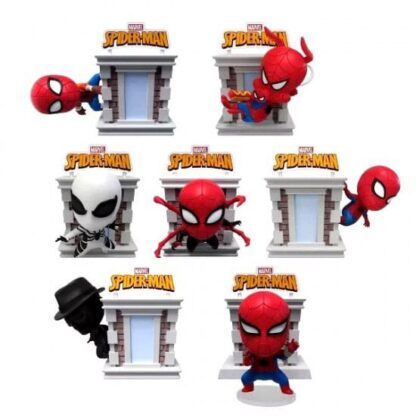 Marvel Hero Box Tower Series Minifiguren Spider-Man 8 cm Display (6)