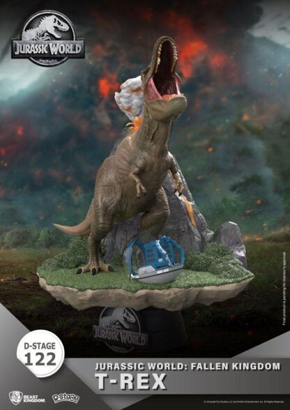 Jurassic World: Das gefallene Königreich D-Stage PVC Diorama T-Rex 13 cm – Bild 2