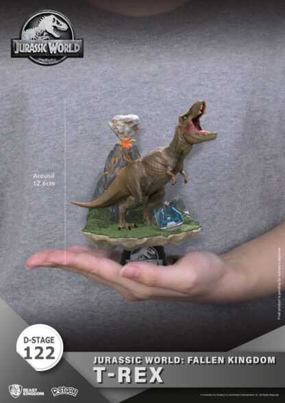 Jurassic World: Das gefallene Königreich D-Stage PVC Diorama T-Rex 13 cm – Bild 8