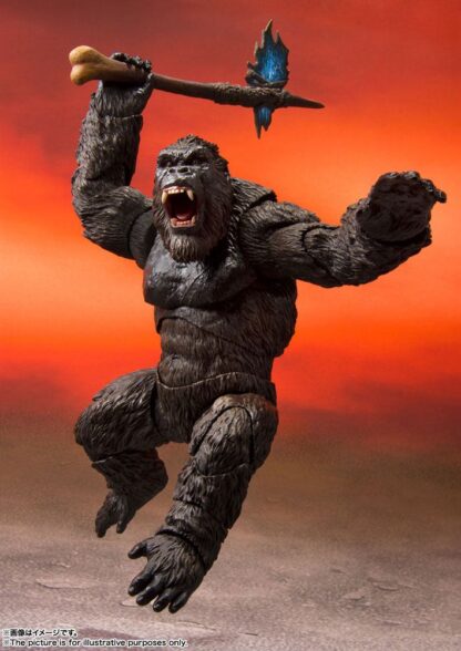 Godzilla vs. Kong 2021 S.H. MonsterArts Actionfigur Kong 15 cm – Bild 4