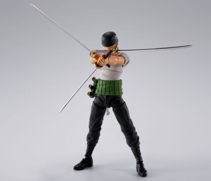 One Piece S.H.Figuarts Actionfigur Roronoa Zoro Romance Dawn Ver. 15 cm – Bild 5