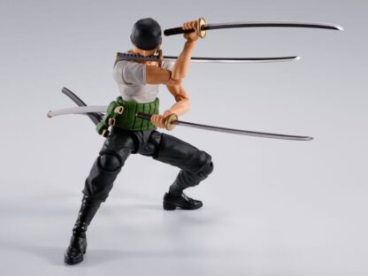 One Piece S.H.Figuarts Actionfigur Roronoa Zoro Romance Dawn Ver. 15 cm – Bild 6