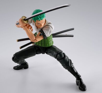 One Piece S.H.Figuarts Actionfigur Roronoa Zoro Romance Dawn Ver. 15 cm – Bild 10