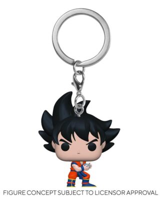 Dragon Ball Z Pocket POP! Vinyl Schlüsselanhänger 4 cm Goku w/Kamehameha Display (12)