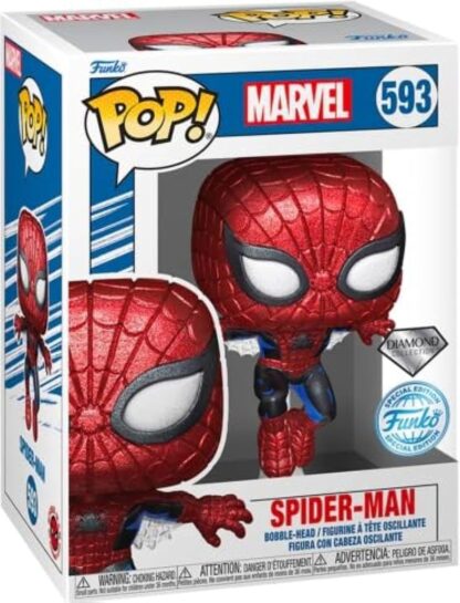 Marvel 80th Anniversary POP! Vinyl Figur Spider-Man(DGLT) 9 cm – Bild 2