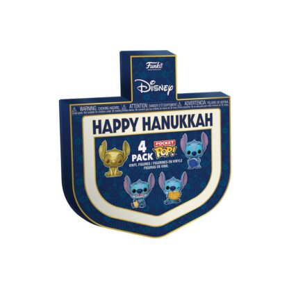 Stitch Holiday 2024 Pocket POP! Vinyl Minifiguren 4er-Pack Dreidel Box 4 cm – Bild 2
