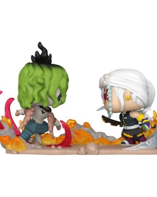 Demon Slayer: Kimetsu no Yaiba POP Moments Vinyl Figuren Tengen Vs Gyutaro 9 cm