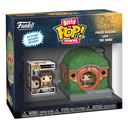 Herr der Ringe Bitty POP! Town Vinyl Figur Frodo at Shire – Bild 3