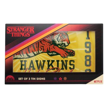 Stranger Things Blechschilder 3er Set – Bild 3