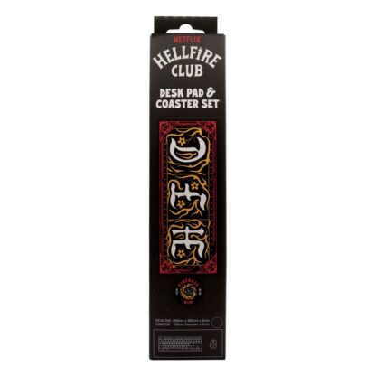 Stranger Things Schreibtischunterlage & Untersetzer Hellfire Club – Bild 4