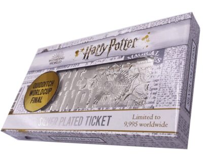 Harry Potter Replik Quidditch World Cup Ticket Limited Edition (versilbert) – Bild 3
