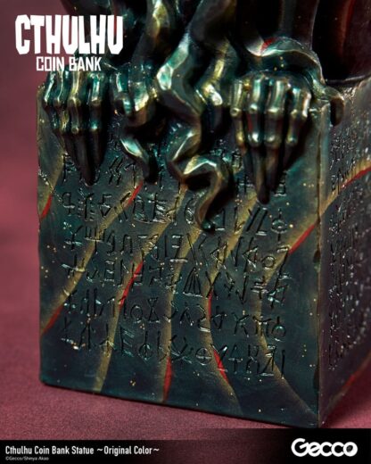 H.P. Lovecraft Cthulhu Mythos Spardosen Statue Cthulhu (Original Color) 24 cm – Bild 8