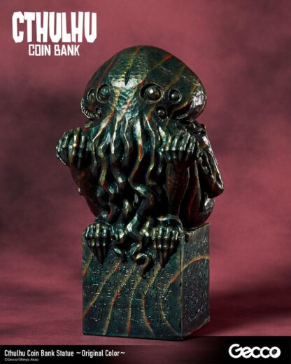 H.P. Lovecraft Cthulhu Mythos Spardosen Statue Cthulhu (Original Color) 24 cm – Bild 15