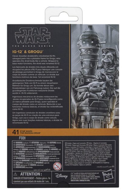 Star Wars: The Mandalorian Black Series Actionfiguren 2er-Pack IG-12 & Grogu 15 cm – Bild 7