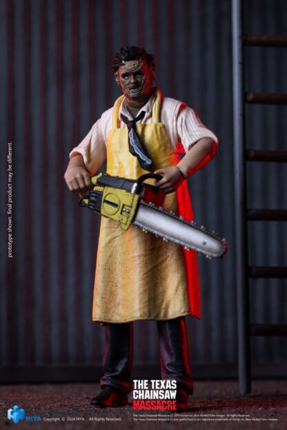 Texas Chainsaw Massacre (1974) Exquisite Mini Actionfigur 1/18 LeatherFace - Killing Mask Standard Ver. 11 cm – Bild 7