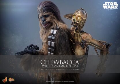 Star Wars Episode V Movie Masterpiece Actionfigur 1/6 Chewbacca with Disassembled C-3PO 36 cm – Bild 2