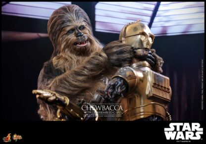 Star Wars Episode V Movie Masterpiece Actionfigur 1/6 Chewbacca with Disassembled C-3PO 36 cm – Bild 4