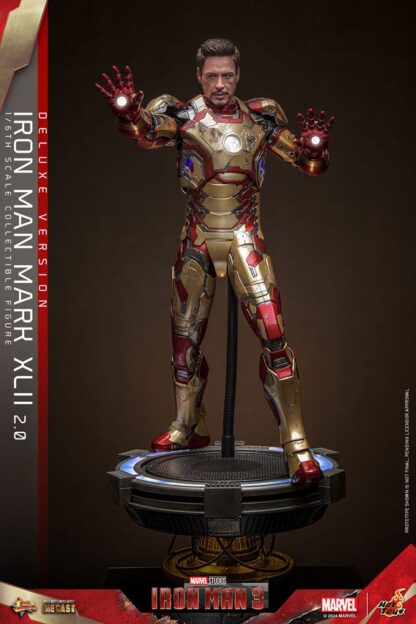 Iron Man 3 Movie Masterpiece Diecast Actionfigur 1/6 Iron Man Mark XLII (2.0) Deluxe 32 cm – Bild 3