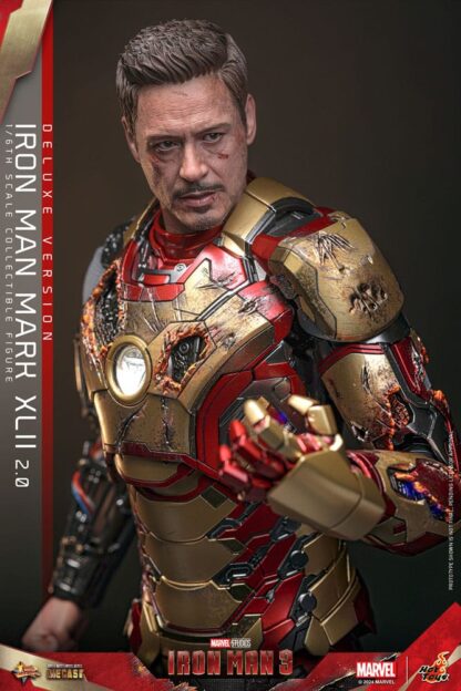 Iron Man 3 Movie Masterpiece Diecast Actionfigur 1/6 Iron Man Mark XLII (2.0) Deluxe 32 cm – Bild 5