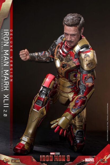 Iron Man 3 Movie Masterpiece Diecast Actionfigur 1/6 Iron Man Mark XLII (2.0) Deluxe 32 cm – Bild 8
