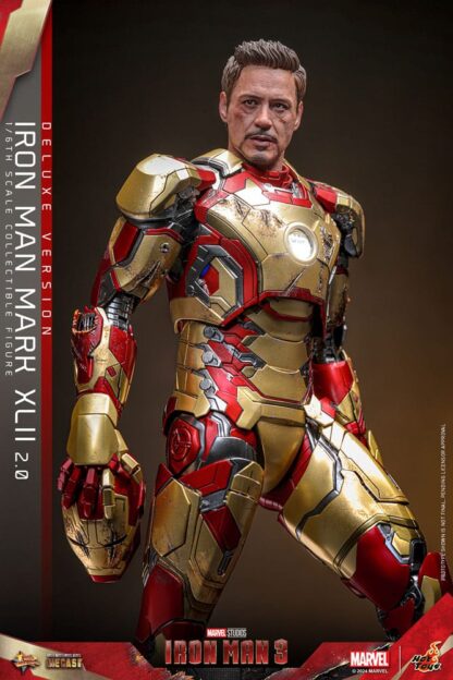 Iron Man 3 Movie Masterpiece Diecast Actionfigur 1/6 Iron Man Mark XLII (2.0) Deluxe 32 cm – Bild 10