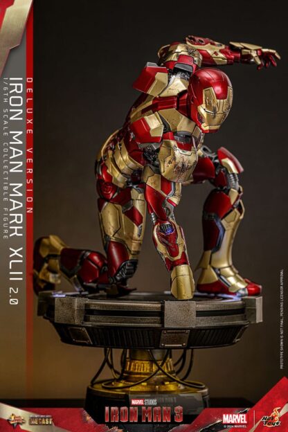 Iron Man 3 Movie Masterpiece Diecast Actionfigur 1/6 Iron Man Mark XLII (2.0) Deluxe 32 cm – Bild 13
