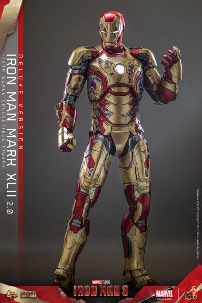 Iron Man 3 Movie Masterpiece Diecast Actionfigur 1/6 Iron Man Mark XLII (2.0) Deluxe 32 cm – Bild 14
