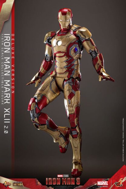 Iron Man 3 Movie Masterpiece Diecast Actionfigur 1/6 Iron Man Mark XLII (2.0) Deluxe 32 cm – Bild 15