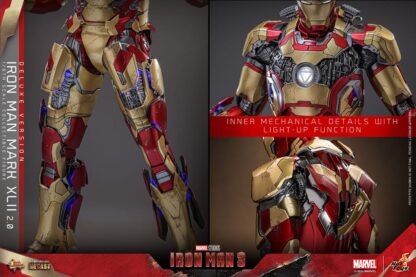 Iron Man 3 Movie Masterpiece Diecast Actionfigur 1/6 Iron Man Mark XLII (2.0) Deluxe 32 cm – Bild 20