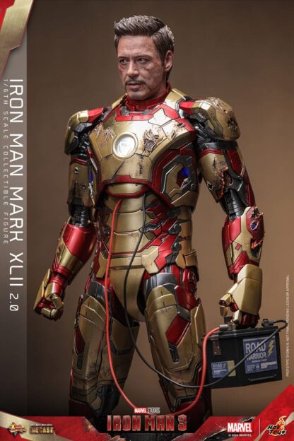 Iron Man 3 Movie Masterpiece Diecast Actionfigur 1/6 Iron Man Mark XLII (2.0) 32 cm – Bild 4