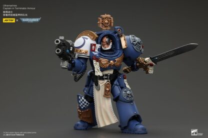 Warhammer 40k Actionfigur 1/18 Ultramarines Captain In Terminator Armour 14 cm – Bild 4
