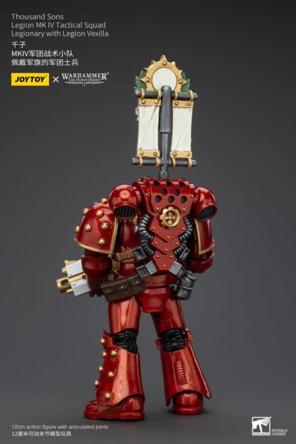 Warhammer The Horus Heresy Actionfigur 1/18 Thousand Sons Legion MK IV Tactical Squad Legionary with Legion Vexilla 12 cm – Bild 3