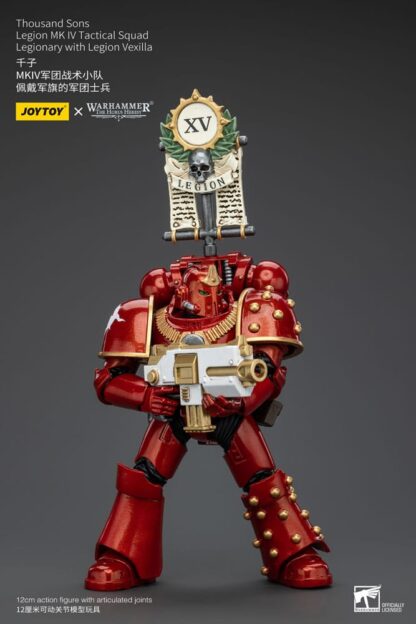 Warhammer The Horus Heresy Actionfigur 1/18 Thousand Sons Legion MK IV Tactical Squad Legionary with Legion Vexilla 12 cm – Bild 4