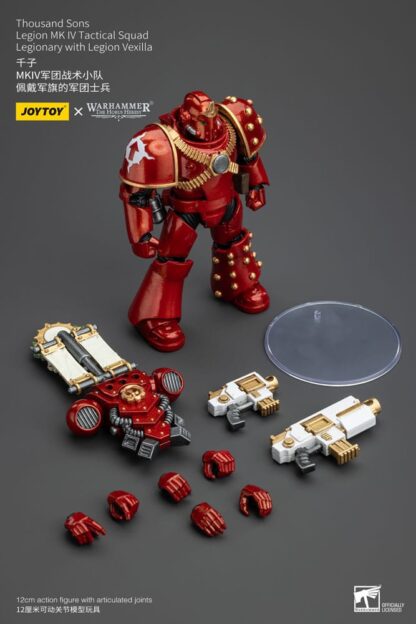 Warhammer The Horus Heresy Actionfigur 1/18 Thousand Sons Legion MK IV Tactical Squad Legionary with Legion Vexilla 12 cm – Bild 8