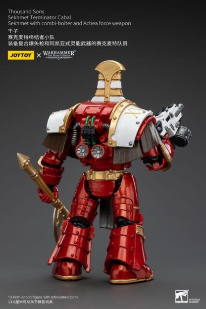 Warhammer The Horus Heresy Actionfigur 1/18 Thousand Sons Sekhmet Terminator Cabal Sekhmet with Combi-Bolter and Achea Force Weapon 14 cm – Bild 3