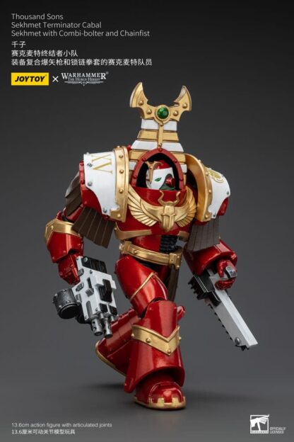 Warhammer The Horus Heresy Actionfigur 1/18 Thousand Sons Sekhmet Terminator Cabal Sekhmet with Combi-Bolter and Chainfist 14 cm – Bild 7