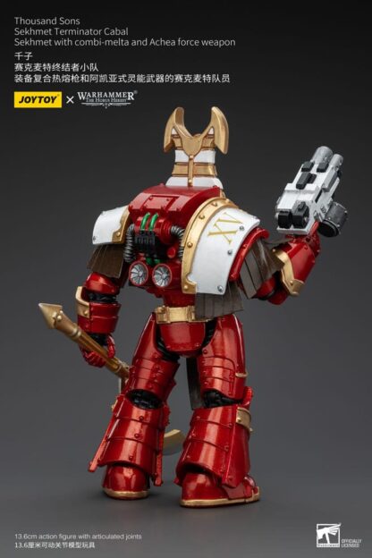 Warhammer The Horus Heresy Actionfigur 1/18 Thousand Sons Sekhmet Terminator Cabal Sekhmet with Combi-Melta and Achea Force Weapon 14 cm – Bild 3