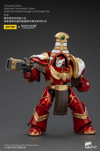 Warhammer The Horus Heresy Actionfigur 1/18 Thousand Sons Sekhmet Terminator Cabal Sekhmet Volkite Charger and Power Fist 14 cm – Bild 6