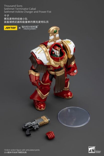 Warhammer The Horus Heresy Actionfigur 1/18 Thousand Sons Sekhmet Terminator Cabal Sekhmet Volkite Charger and Power Fist 14 cm – Bild 8