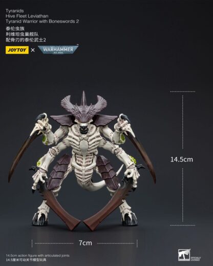 Warhammer 40k Actionfigur 1/18 Tyranids Hive Fleet Leviathan Tyranid Warrior with Boneswords 2 15 cm – Bild 12