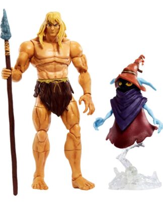 Masters of the Universe: Revelation Masterverse Actionfiguren 2022 Deluxe Savage He-Man & Orko 18 cm