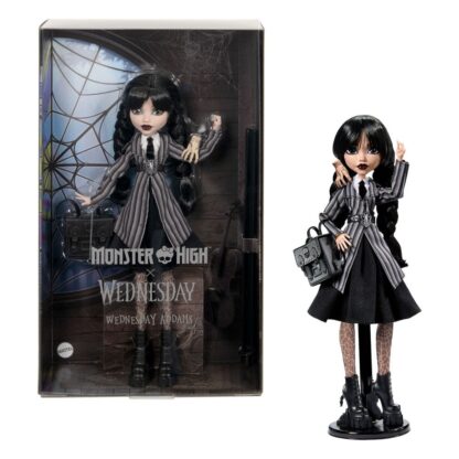 Monster High x Wednesday Puppe Wednesday Addams – Bild 3