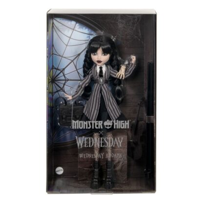 Monster High x Wednesday Puppe Wednesday Addams – Bild 4