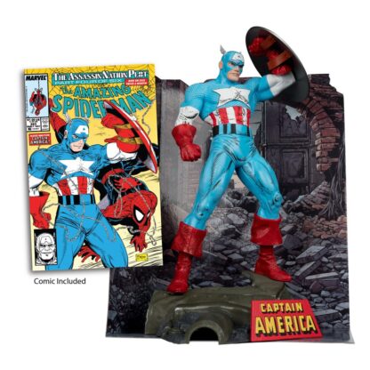 Marvel PVC Statue 1/6 Captain America (The Amazing Spider-Man #323) 28 cm – Bild 2